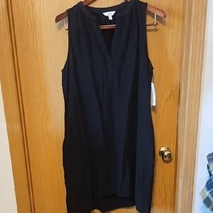 Time and Tru Black Sleeveless Dress